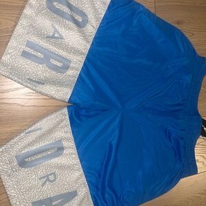 Blue and Gray Athletic Jordan Shorts